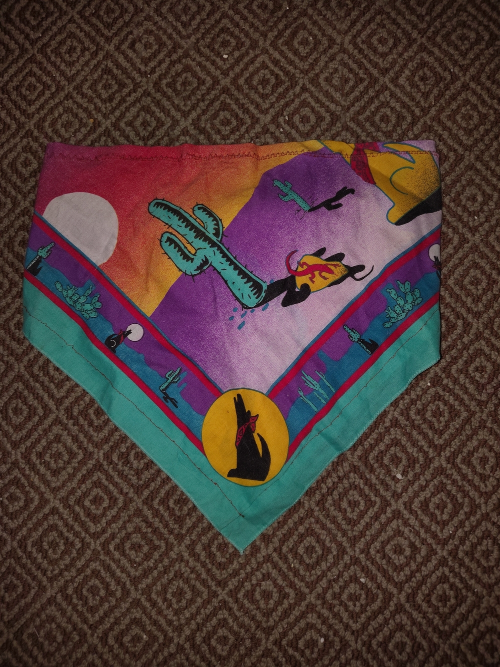 Desert Sunset Bandana Scarf - Multicolor